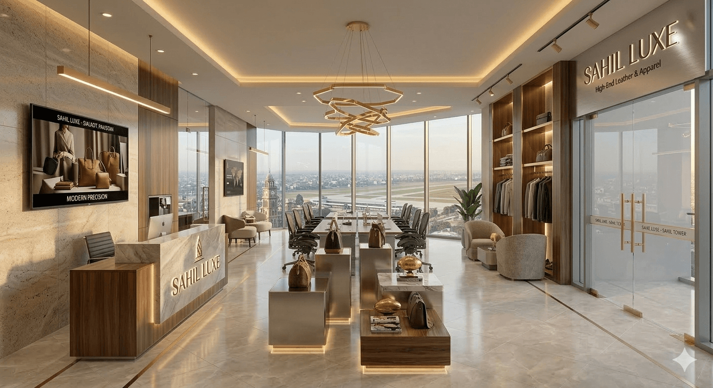 Elegant bathroom in Sahil Tower Sialkot with marble finishes, freestanding bathtub and gold fixtures